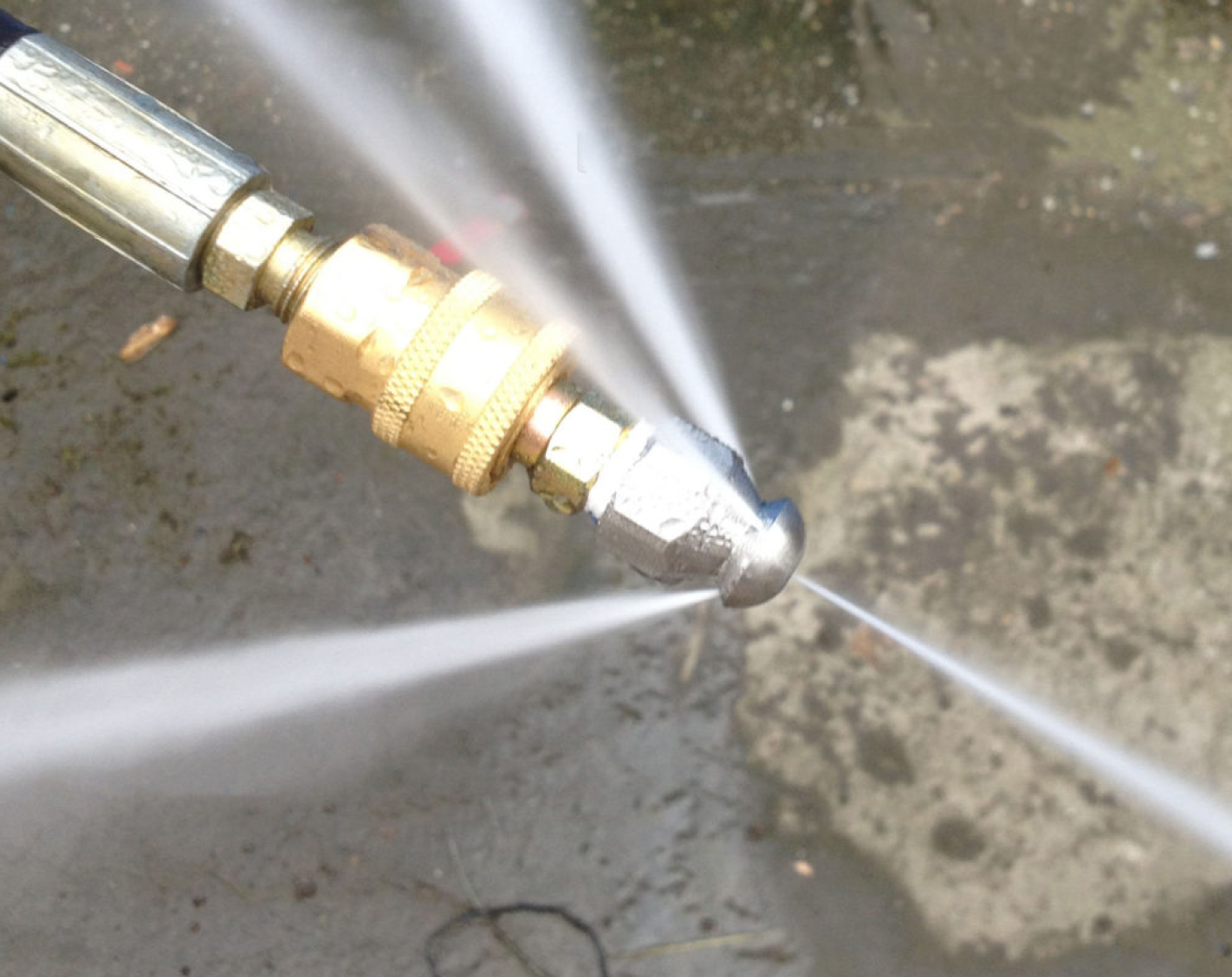 High-pressure water jetting service in Scotland